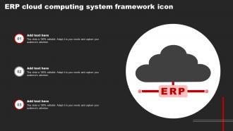 Erp Cloud Computing System Framework Icon