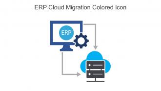 ERP Cloud Migration Colored Icon In Powerpoint Pptx Png And Editable Eps Format