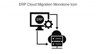 ERP Cloud Migration Monotone Icon In Powerpoint Pptx Png And Editable Eps Format