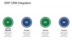 Erp crm integration ppt powerpoint presentation styles display cpb