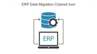 ERP Data Migration Colored Icon In Powerpoint Pptx Png And Editable Eps Format