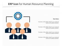 ERP Icon For Human Resource Planning