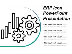 Erp icons powerpoint presentation