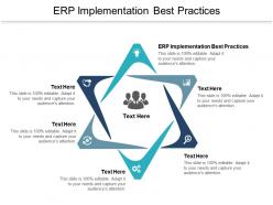 Erp implementation best practices ppt powerpoint presentation layouts slides cpb