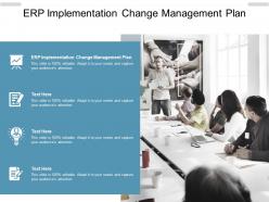 Erp implementation change management plan ppt powerpoint presentation styles cpb