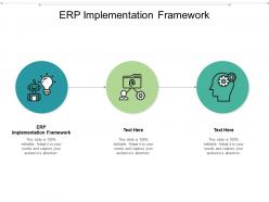 Erp implementation framework ppt powerpoint presentation styles mockup cpb