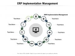 Erp implementation management ppt powerpoint presentation infographic template cpb