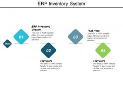 Erp inventory system ppt powerpoint presentation template cpb