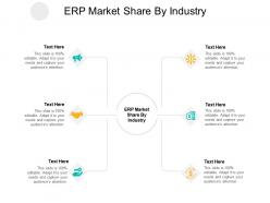 Erp market share by industry ppt powerpoint presentation show introduction cpb