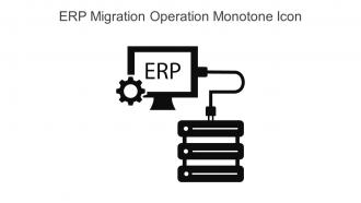 ERP Migration Operation Monotone Icon In Powerpoint Pptx Png And Editable Eps Format