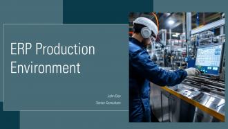 Erp Production Environment PPT Summary ACP
