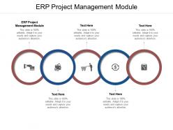 Erp project management module ppt powerpoint presentation cpb