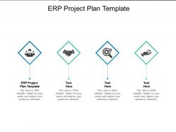 Erp project plan template ppt powerpoint presentation pictures ideas cpb