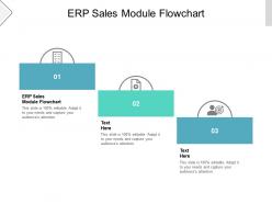 Erp sales module flowchart ppt powerpoint presentation gallery graphics tutorials cpb