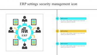 ERP Settings Security Management Icon