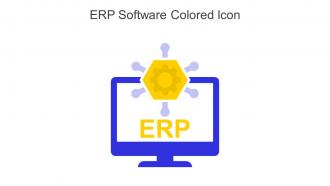 ERP Software Colored Icon In Powerpoint Pptx Png And Editable Eps Format