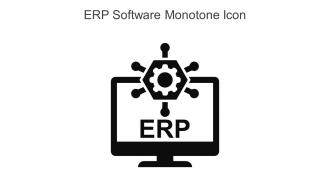 ERP Software Monotone Icon In Powerpoint Pptx Png And Editable Eps Format