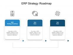 Erp strategy roadmap ppt powerpoint presentation professional structure cpb