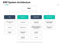 Erp system architecture database management ppt powerpoint presentation ideas outline