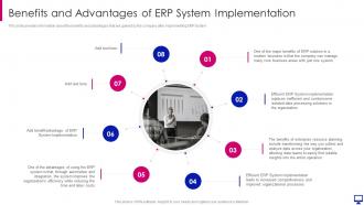 Erp system framework implementation business benefits and advantages of erp system implementation