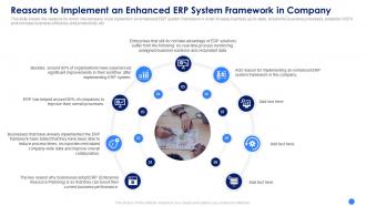 Erp system framework implementation enhanced erp system framework