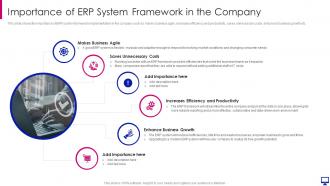 Erp system framework implementation to keep business importance of erp system framework company