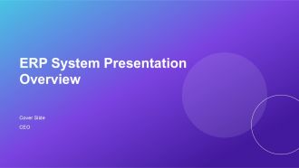 ERP System Presentation PPT Structure AT
