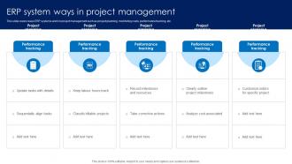 ERP System Ways In Project Management