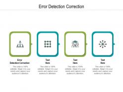 Error detection correction ppt powerpoint presentation show cpb