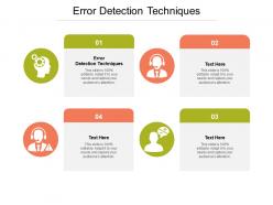 Error detection techniques ppt powerpoint presentation show objects cpb