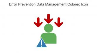 Error Prevention Data Management Colored Icon In Powerpoint Pptx Png And Editable Eps Format