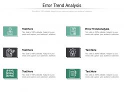 Error trend analysis ppt powerpoint presentation styles templates cpb