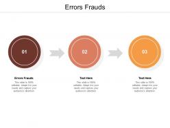 Errors frauds ppt powerpoint presentation ideas show cpb