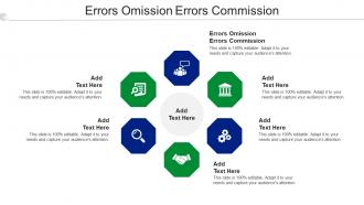Errors Omission Errors Commission Ppt Powerpoint Presentation Ideas Demonstration Cpb