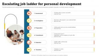 Escalating Job Ladder For Personal Development