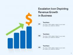 Escalation Icon Business Professional Arrow Revenue Growth Management