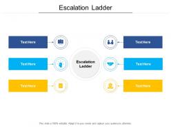 Escalation ladder ppt powerpoint presentation outline images cpb