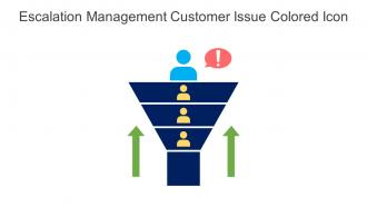 Escalation Management Customer Issue Colored Icon In Powerpoint Pptx Png And Editable Eps Format