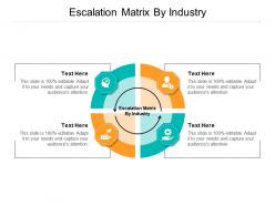 Escalation matrix by industry ppt powerpoint presentation styles background designs cpb