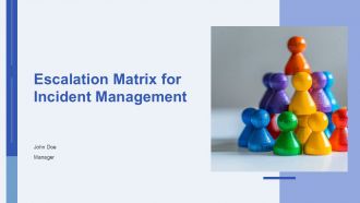 Escalation Matrix For Incident Management PPT Template AT