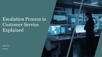Escalation Process In Customer Service Explained PPT Slides AT
