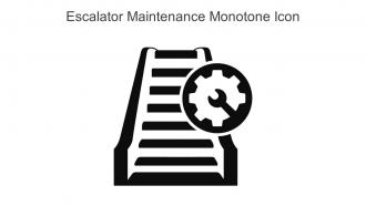 Escalator Maintenance Monotone Icon In Powerpoint Pptx Png And Editable Eps Format