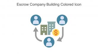 Escrow Company Building Colored Icon In Powerpoint Pptx Png And Editable Eps Format