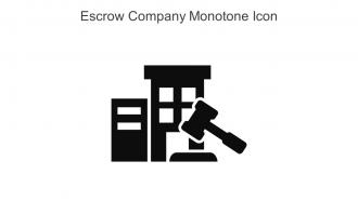 Escrow Company Monotone Icon In Powerpoint Pptx Png And Editable Eps Format