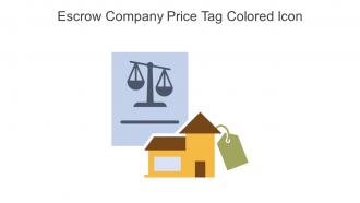 Escrow Company Price Tag Colored Icon In Powerpoint Pptx Png And Editable Eps Format