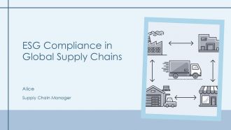 ESG Compliance In Global Supply Chains PPT Guidelines AT