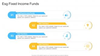 ESG Fixed Income Funds In Powerpoint And Google Slides Cpb