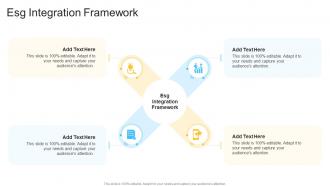 ESG Integration Framework In Powerpoint And Google Slides Cpb