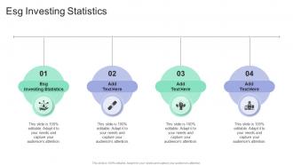 Esg Investing Statistics In Powerpoint And Google Slides Cpb