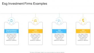 Esg Investment Firms Examples In Powerpoint And Google Slides Cpb